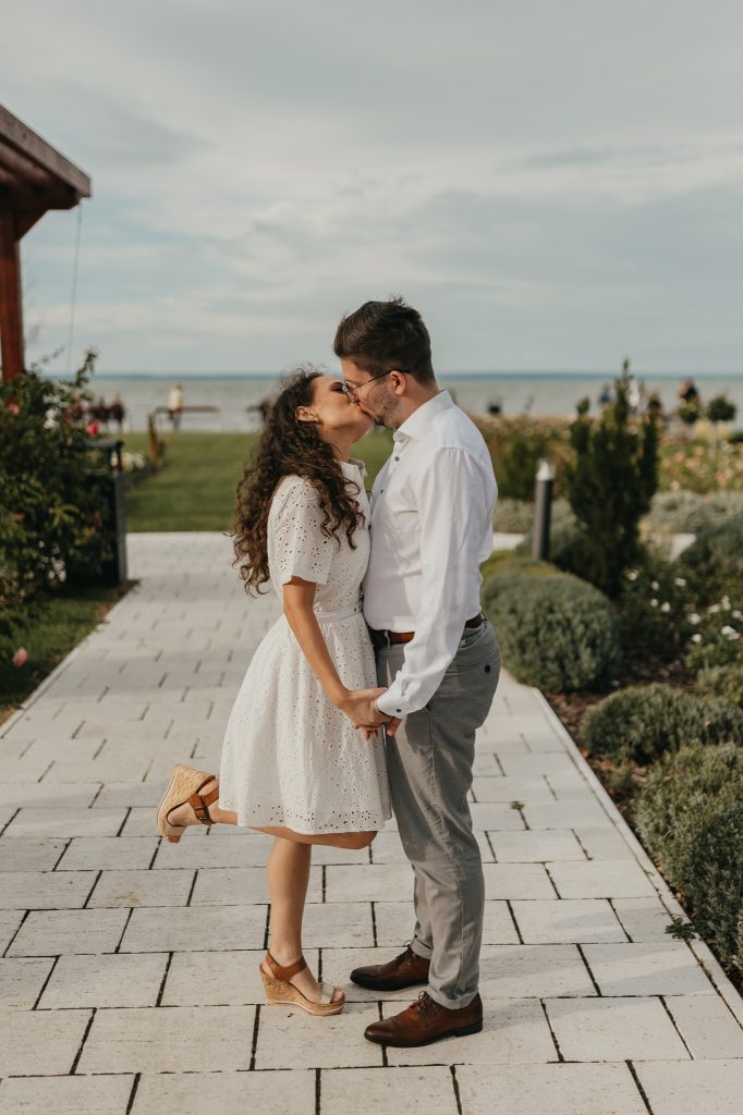 Eljegyzés fotózás a Balatonnál