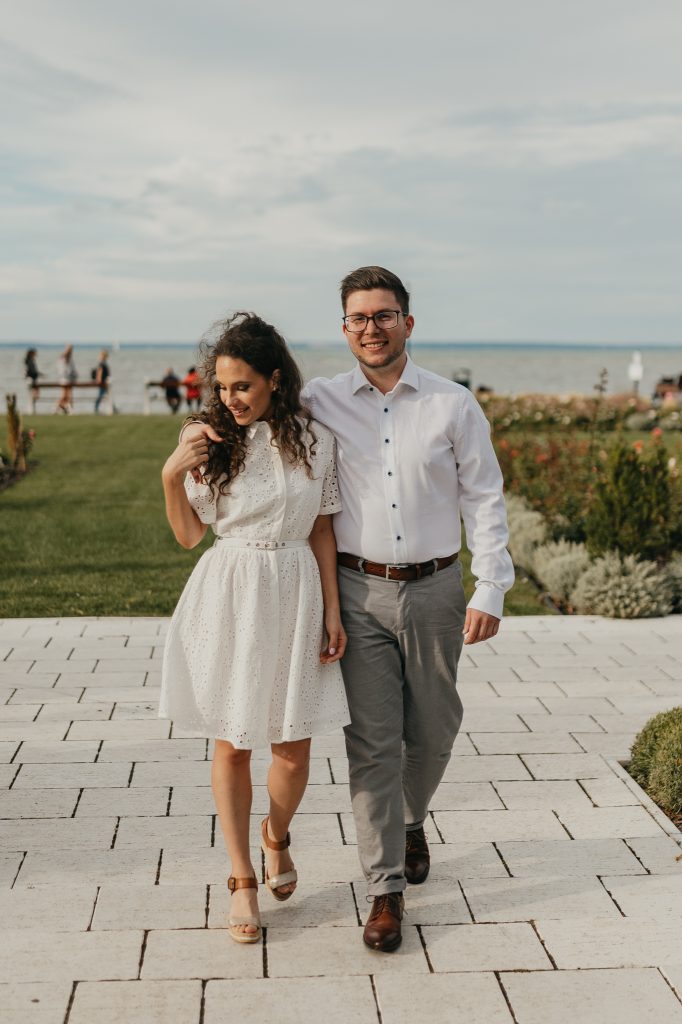 Eljegyzés fotózás a Balatonnál